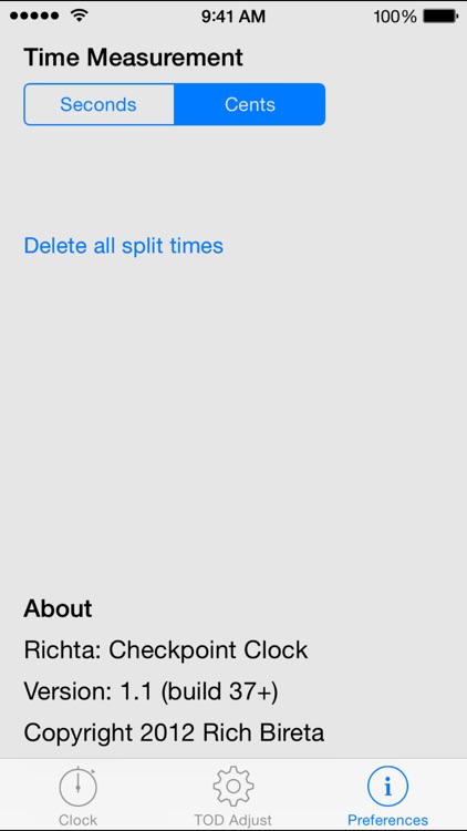 Checkpoint Clock