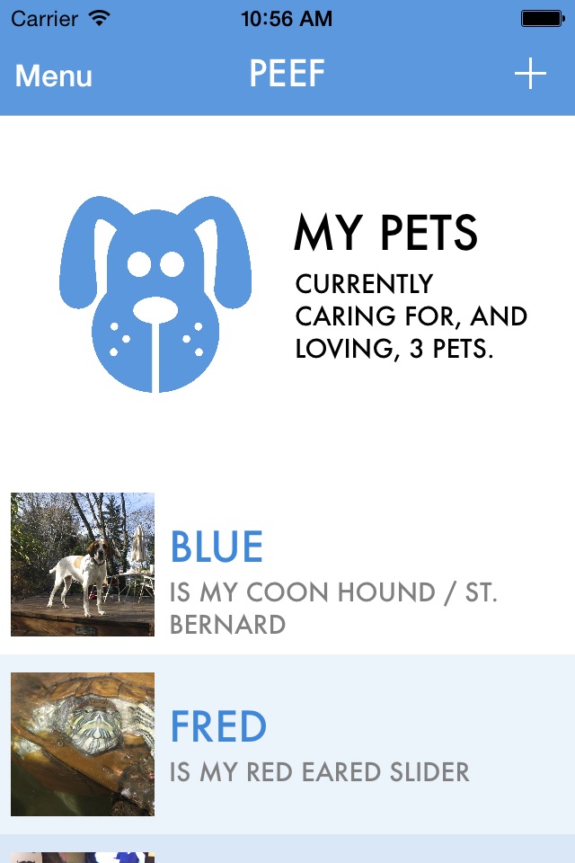 Peef : Your Pet's Record Keeper screenshot 2