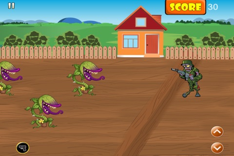 Mad Zombie Sniper - Shoot The Evil Plants FREE screenshot 2