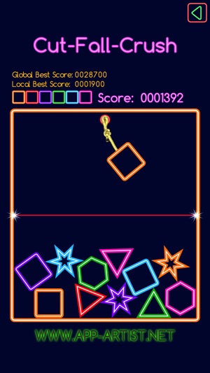 Cut-Fall-Crush: A unique and very challenging casual game(圖5)-速報App