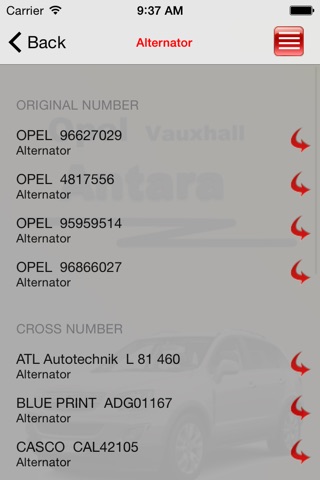 Запчасти Opel Antara screenshot 2