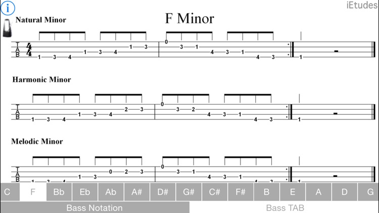 Minor Scales Bass screenshot-4