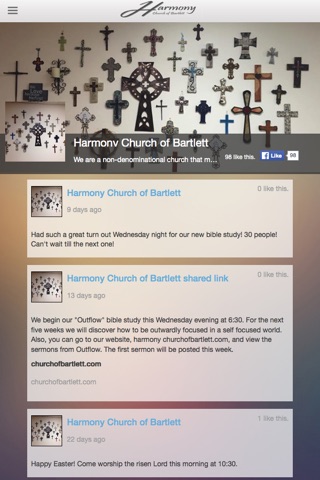 Harmony Church of Bartlett screenshot 2