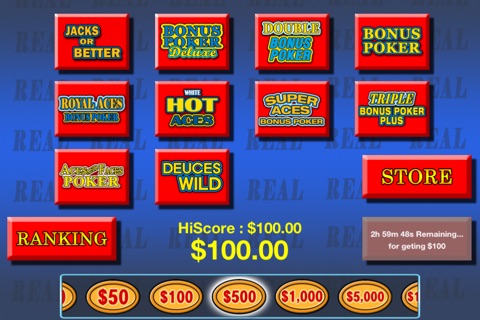 Video Poker plus HD screenshot 3