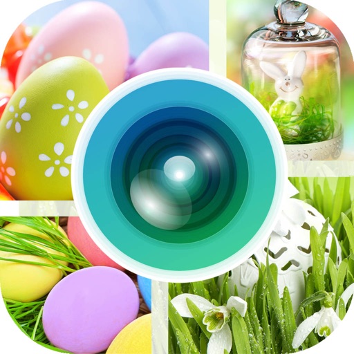 Springtime and Easter Photo Frame and Collage Editor - Beatiful Pastel Colors : FREE App Icon