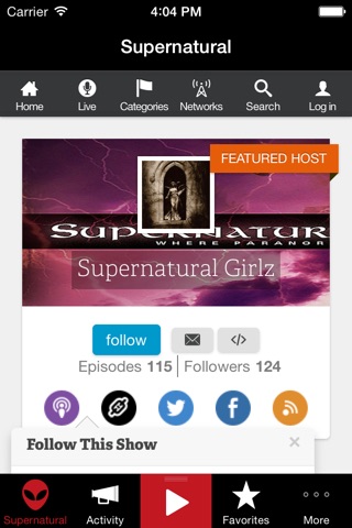 Supernatural Girlz Radio screenshot 2