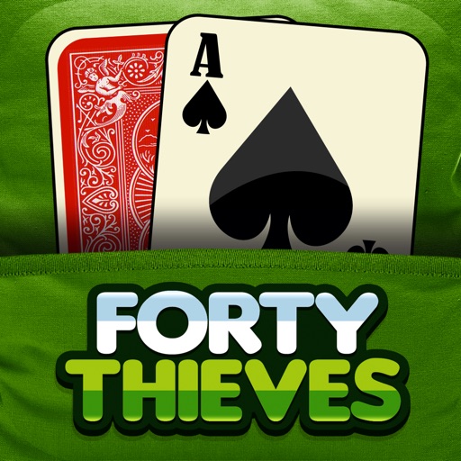 Forty Thieves Solitaire Free Card Game Classic Solitare Solo iOS App