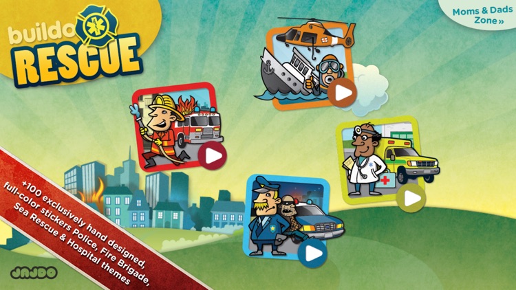 Buildo Rescue Sticker Book