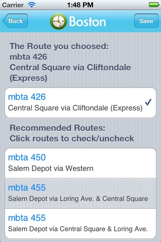 Boston Next Bus screenshot 4