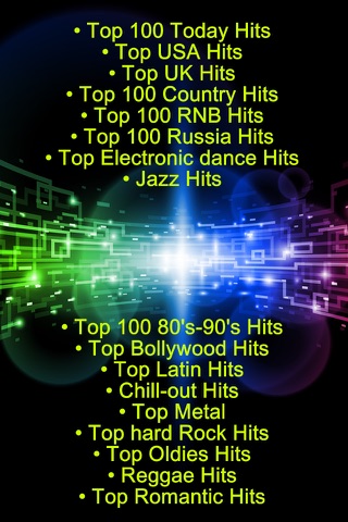 Music Tube player - Best online tuner playing worldwide radio stations with top 100 songs charts plus DJ Hits playlist screenshot 2