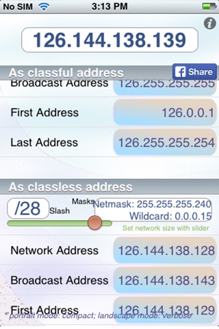 IPv4 Address Calculator screenshot 3