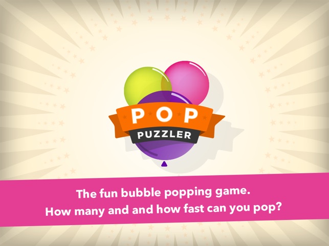 Pop Puzzler Bubble Popping Game