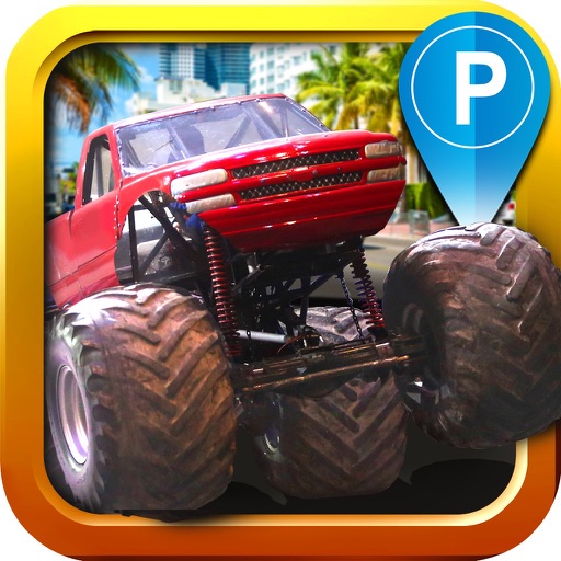 Monster Truck Parking Simulator - 3D Car Bus Driving & Racing Games iOS App