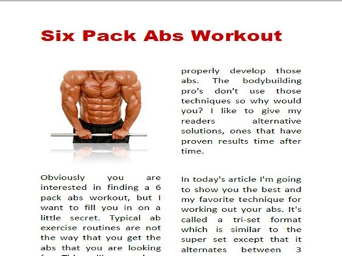 Ab Workouts For Men & Woman Magazine screenshot 4