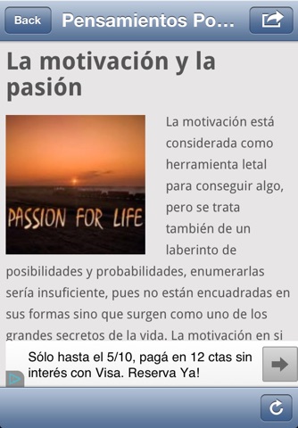 Pensamientos Positivos screenshot 2