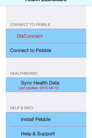 Health DashBoard for Pebble screenshot 4