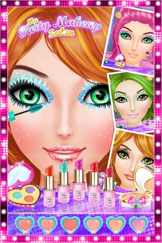 My Party Makeup Salon - Celebrity Face Makeover & Summer Fashion Dress Up for Beach Dance Party screenshot 3