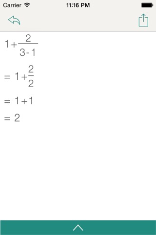 Fraction Solver - step by step screenshot 2