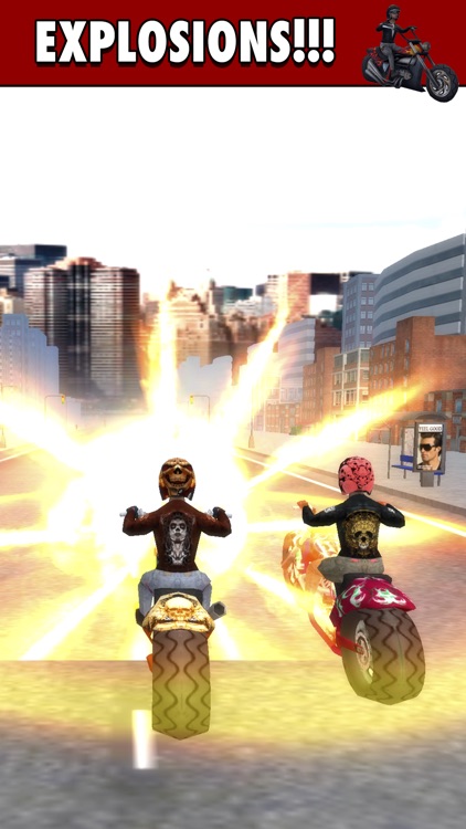 Super Chopper Rider - Fast Motorcycle Racing Game screenshot-3