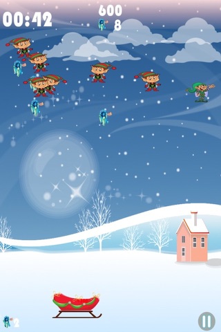 A Naughty Christmas Elf - Use Santa's Sled to Catch Falling Presents Free screenshot 3
