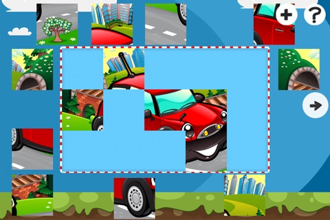 A City Jigsaw Puzzle for Pre-School Children with Vehicles screenshot 2