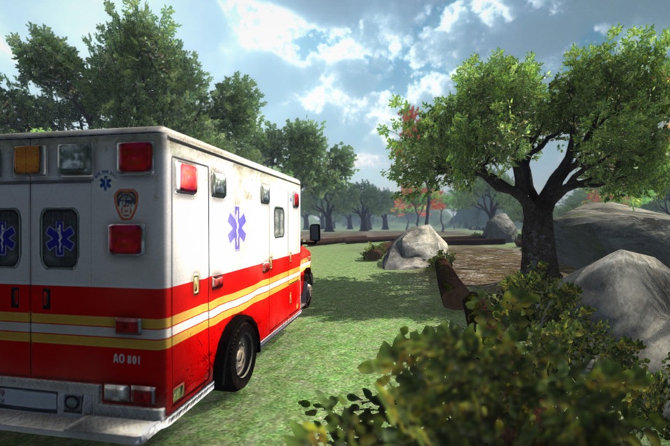 Ambulance Parking - Emergency Hospital Driving Free screenshot 3