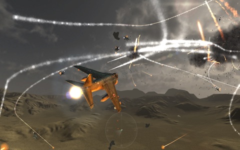 Flaming Cannon HD - Fly & Fight - Flight Simulator screenshot 2