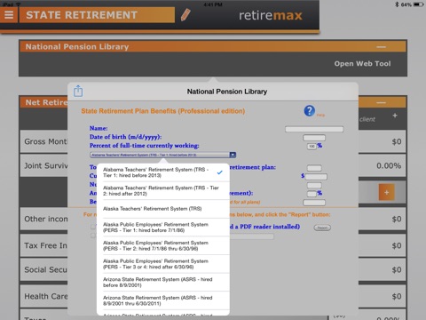 Retiremax Software LLC screenshot 4