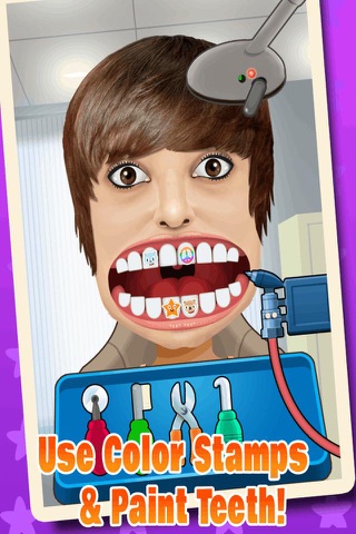 Celebrity Dentist Adventure - For Fans of Justin Bieber, Miley Cyrus, Rihanna & Lady Gaga screenshot 2