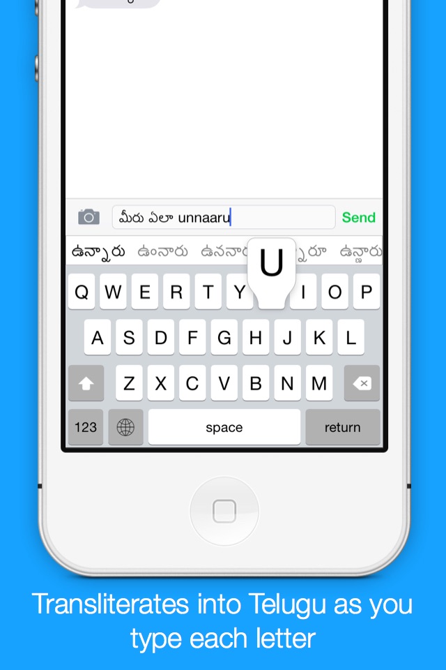 Telugu Transliteration Keyboard by KeyNounce screenshot 2