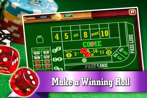 Macau Craps Table FREE - Addicting Gambler's Casino Dice Game screenshot 3