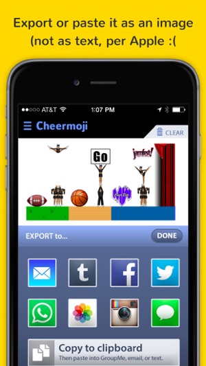 Cheermoji - cheerleading emojis for cheerleaders to build ti(圖5)-速報App