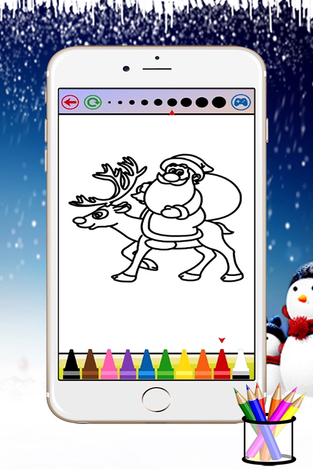 Coloring Book Santa Claus - Merry Christmas screenshot 3