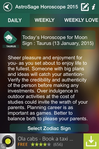 Horoscope 2019 Astrology screenshot 2