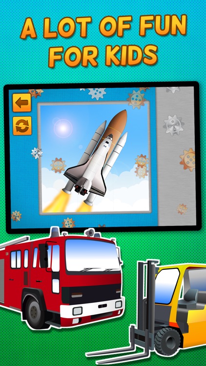 Kids & Play Cars, Trucks, Emergency & Construction Vehicles Puzzles – Free screenshot-4