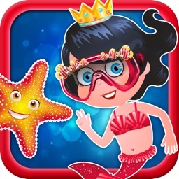 My Little Pop Princess Mermaid Fashion World Dress Up - The Sea Town Paradise Puzzle Game Edition