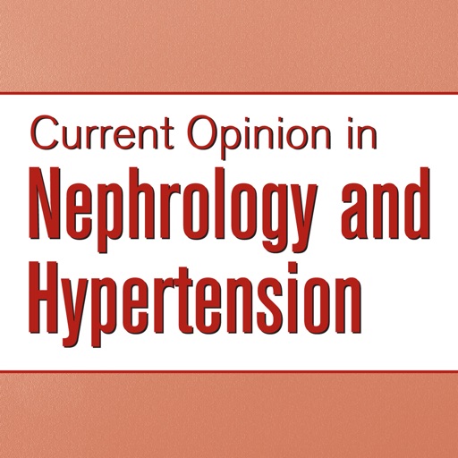 Current Opinion in Nephrology & Hypertension icon