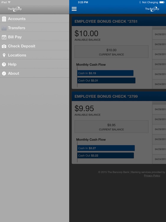 TBBK Employee Banking for iPad