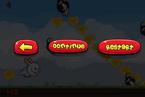 An Angry Rabbit Vs Flying Bombs Christmas Edition - HD Free screenshot 2