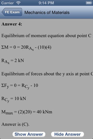 FE Exam Style Review Questions screenshot 4