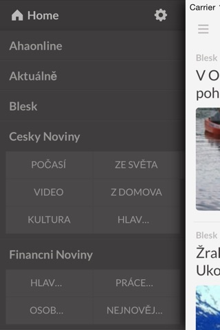 Noviny CZ screenshot 2