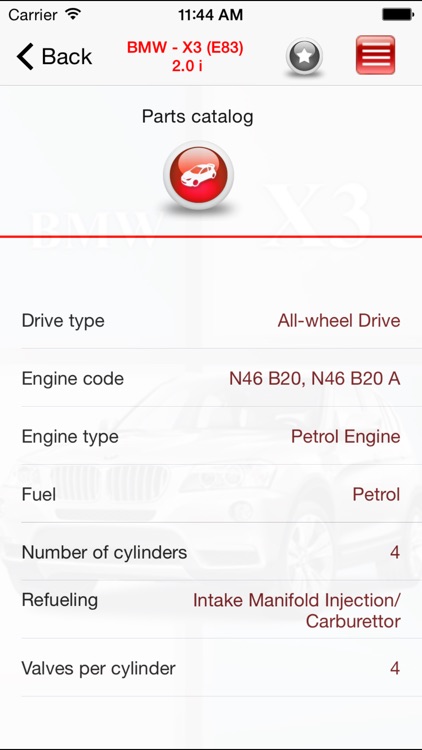 Autoparts BMW X3 screenshot-3