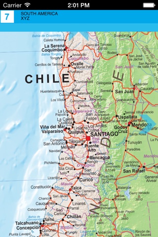 Южная Америка. Политическая карта screenshot 3