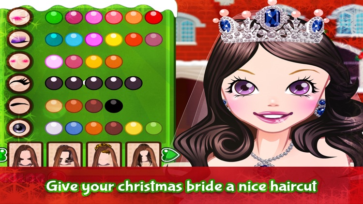 Christmas Brides – Supermodel Girl Game for girls who like beauty, style and models in Christmas wedding style