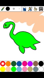 Dino Coloring for Kids Lite : iPhone edition Captura de tela 1