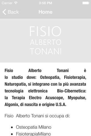 Fisio Tonani screenshot 2