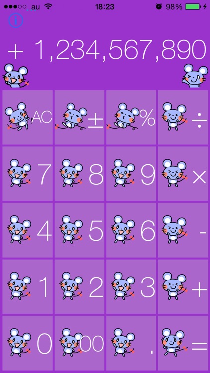 Cute mouse calculator screenshot-4