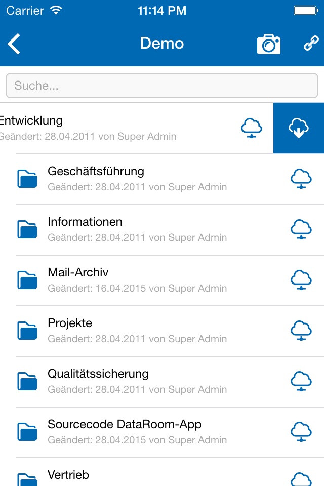 agorum core mobile client screenshot 4