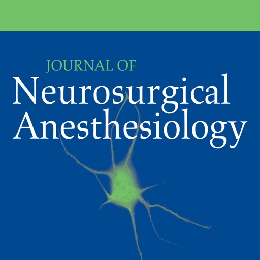 Journal of Neurosurgical Anesthesiology icon