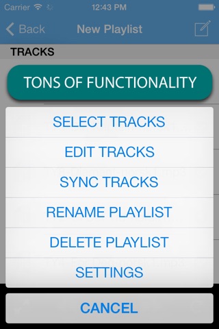 PlaylistBox (Offline Dropbox Playlists) screenshot 3